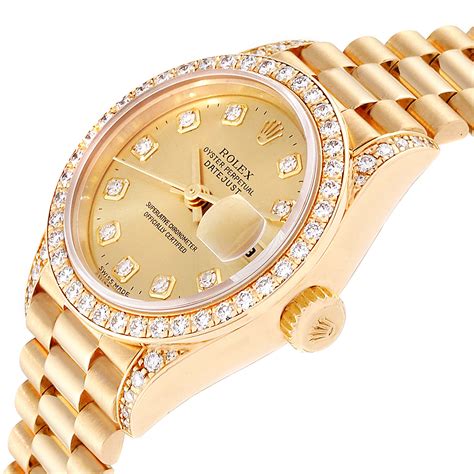 women's presidential rolex with diamonds